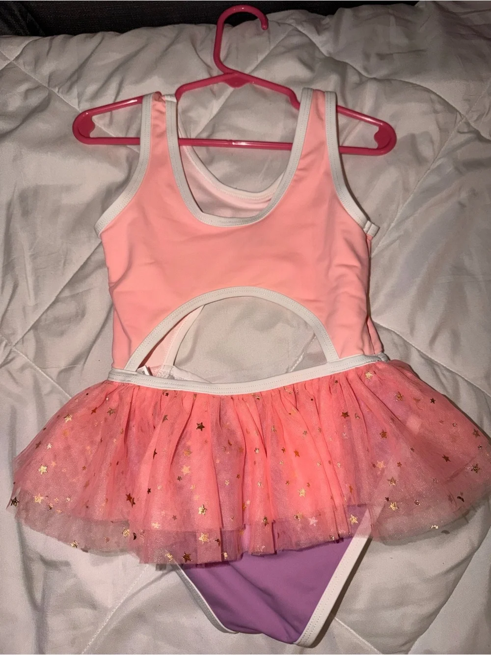 Fancy Shmancy Baby | colorblock cut out swimsuit with Mickey balloons, size 4
